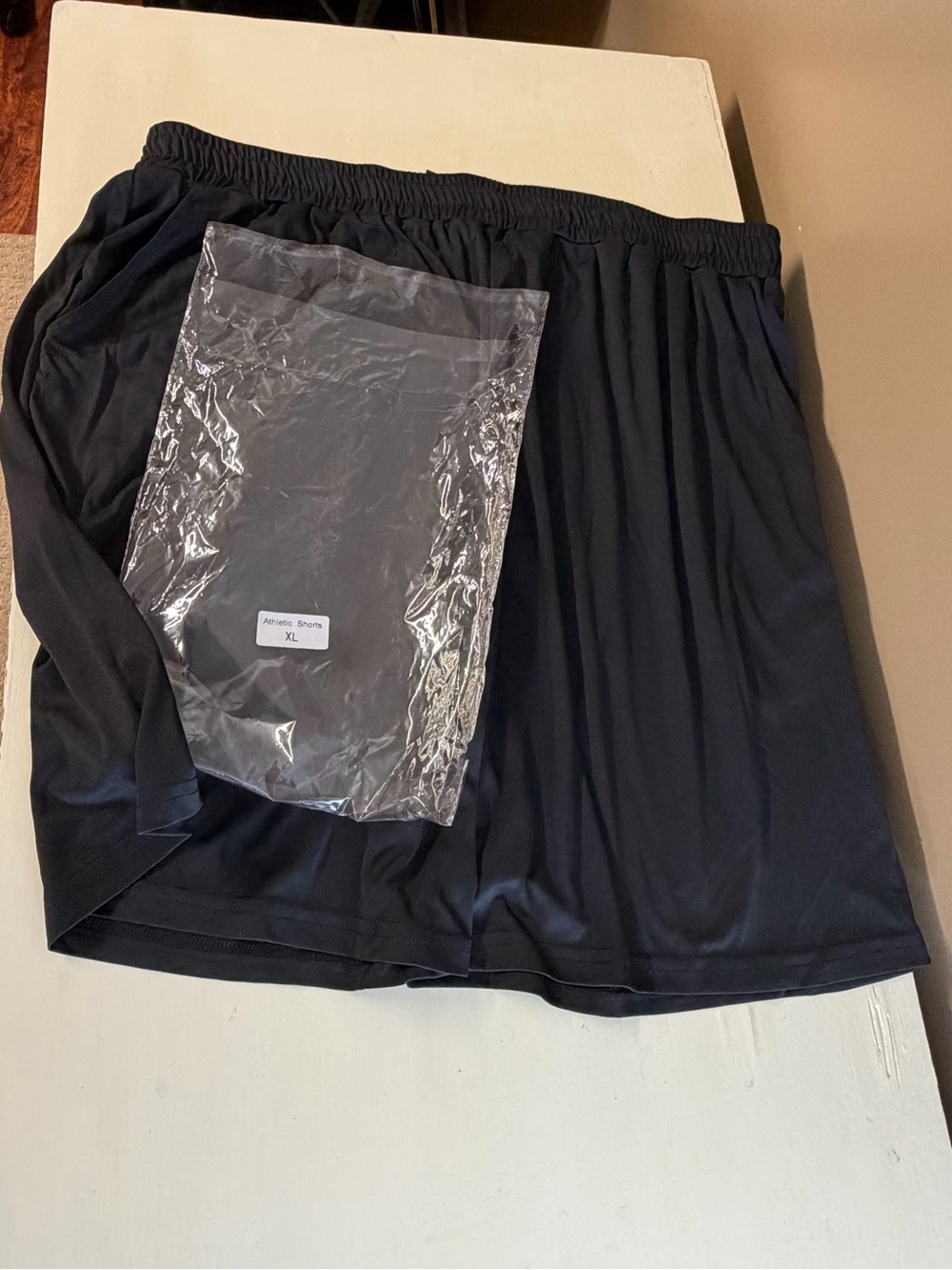 Men's Athletic Black Performance Shorts